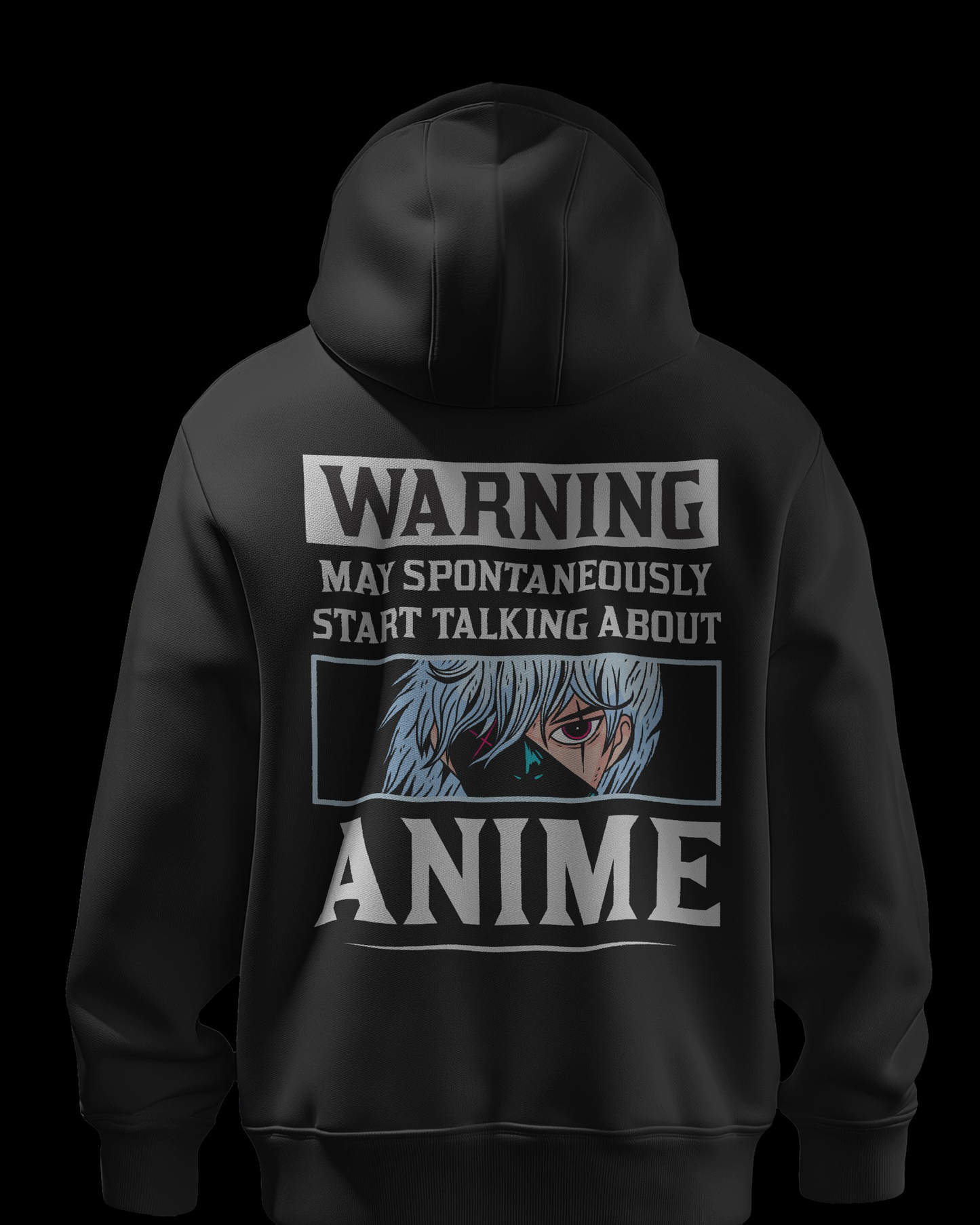 Warning I May Spontaneously Start Talking about Anime - Unisex Relaxed Fit Anime Hoodie - Jaykaystreetwear