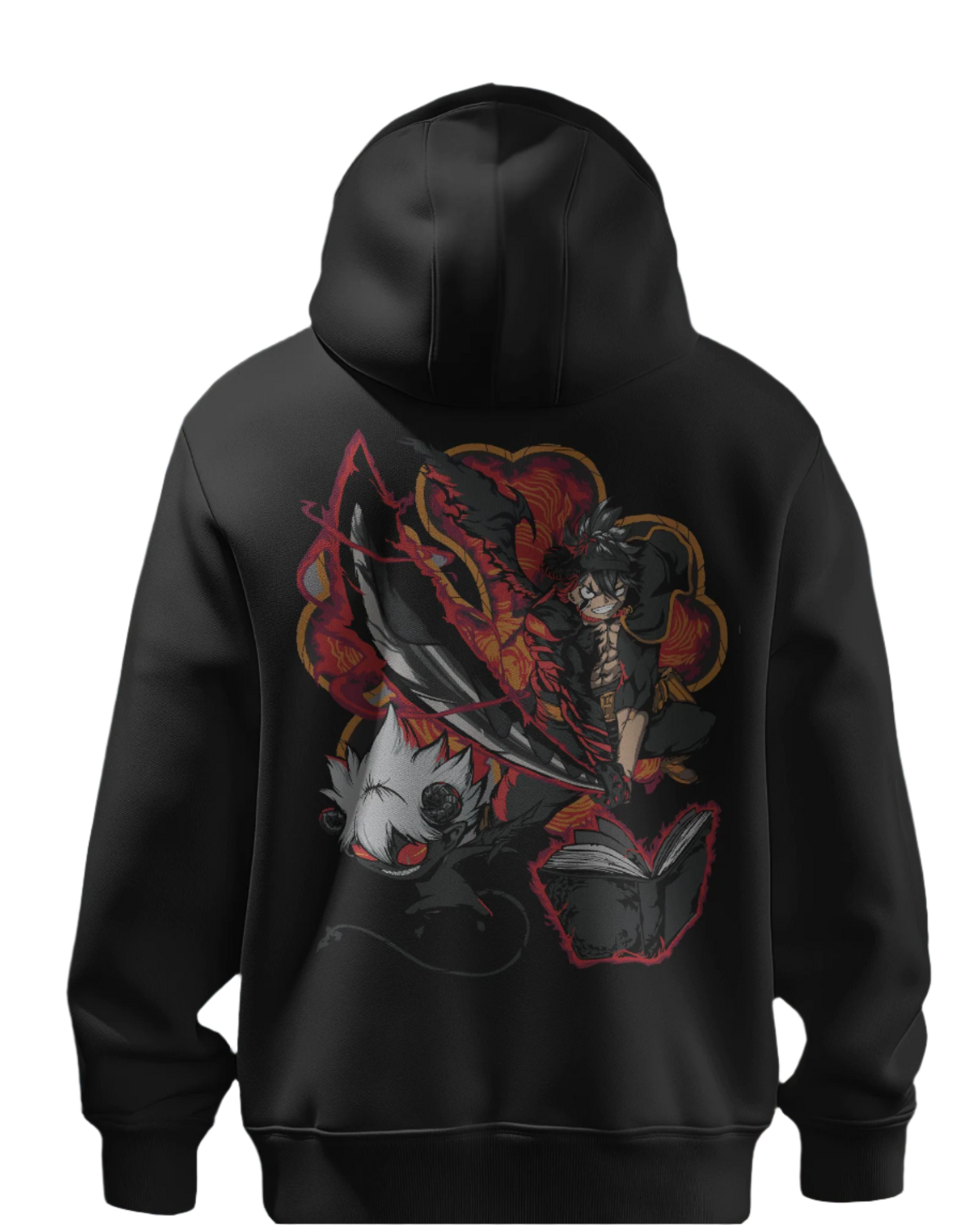 The Boy and the Demon - Unisex Relaxed Fit Anime Hoodie - Jaykaystreetwear