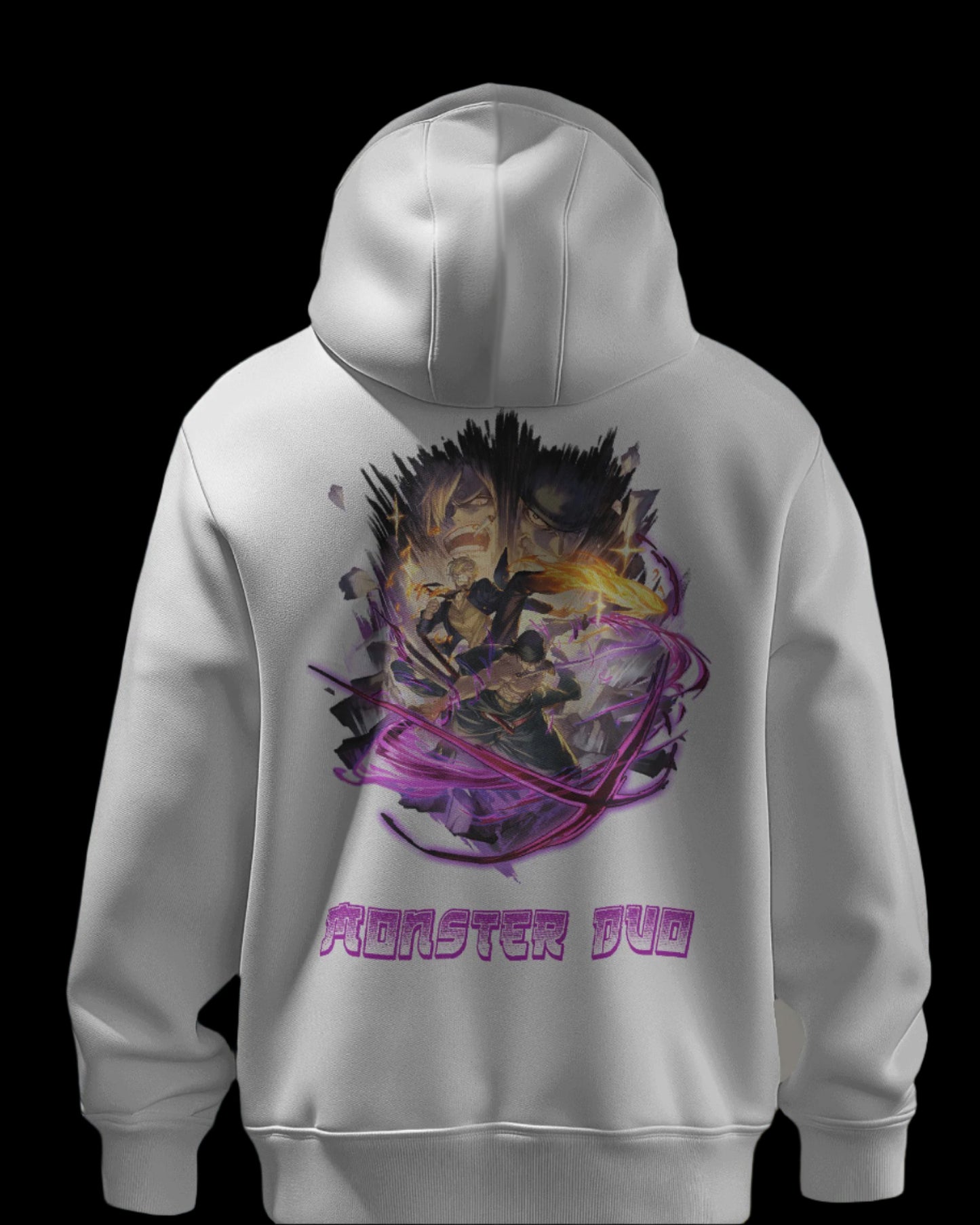 Monster Duo - Unisex Relaxed Fit Anime Hoodie - Jaykaystreetwear