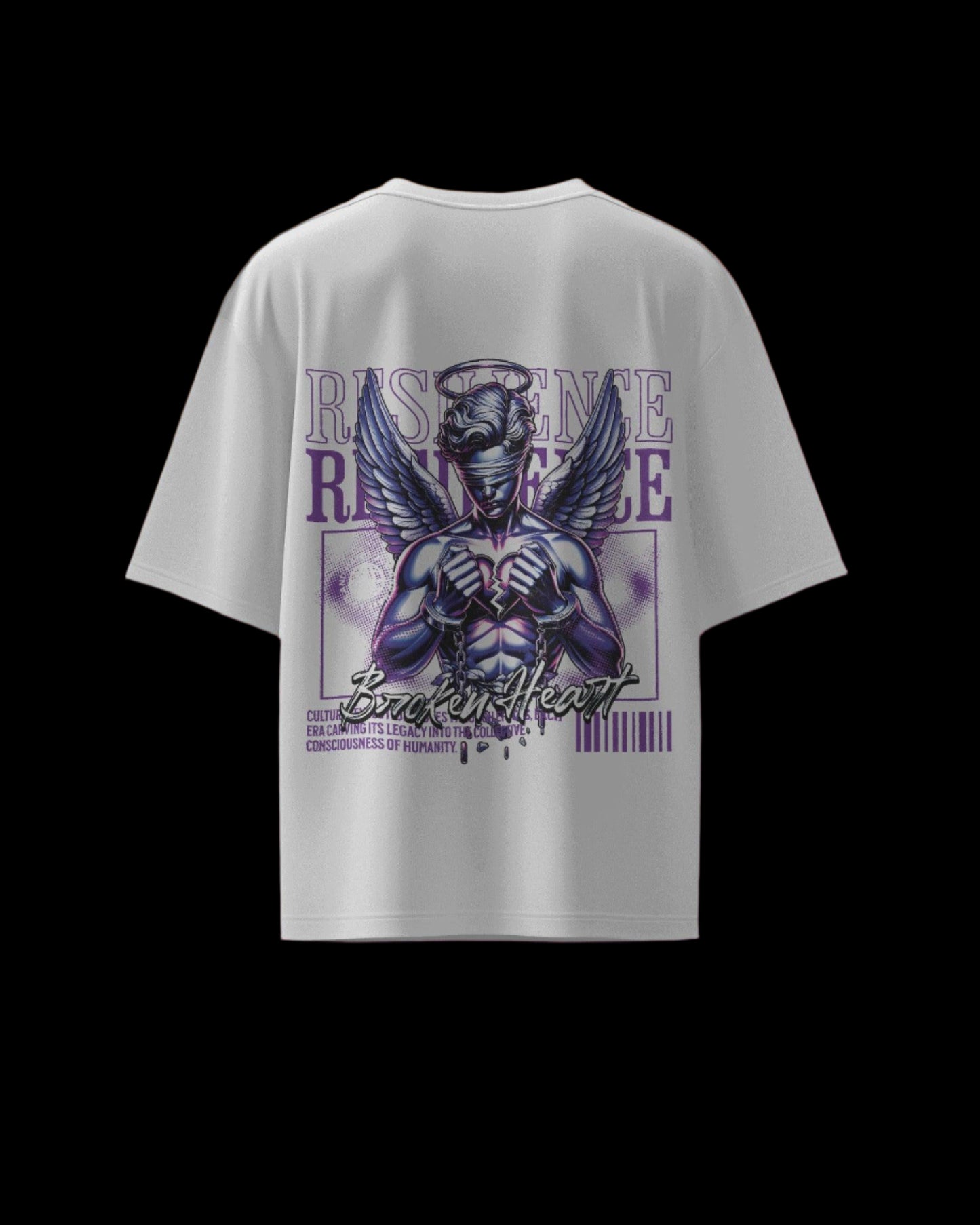 Broken Heart - Regular or Oversized Fit T-Shirt - Jaykaystreetwear