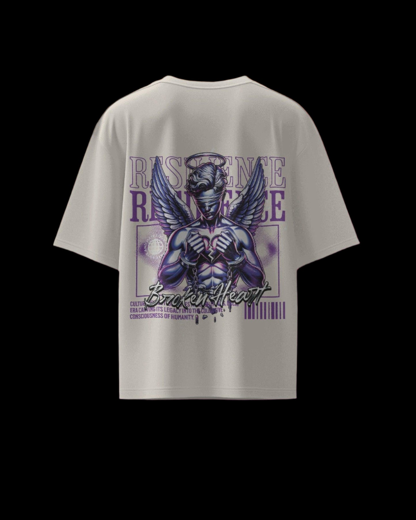 Broken Heart - Regular or Oversized Fit T-Shirt - Jaykaystreetwear