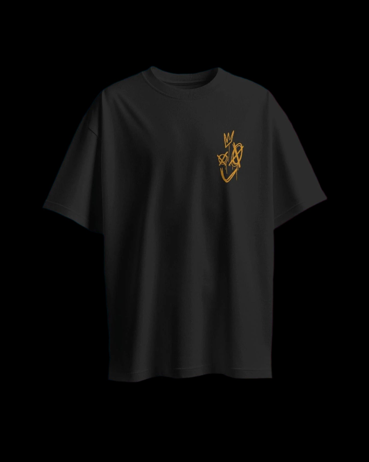 Good Things Take Time Graffiti - Oversized Black T-Shirt - Jaykaystreetwear