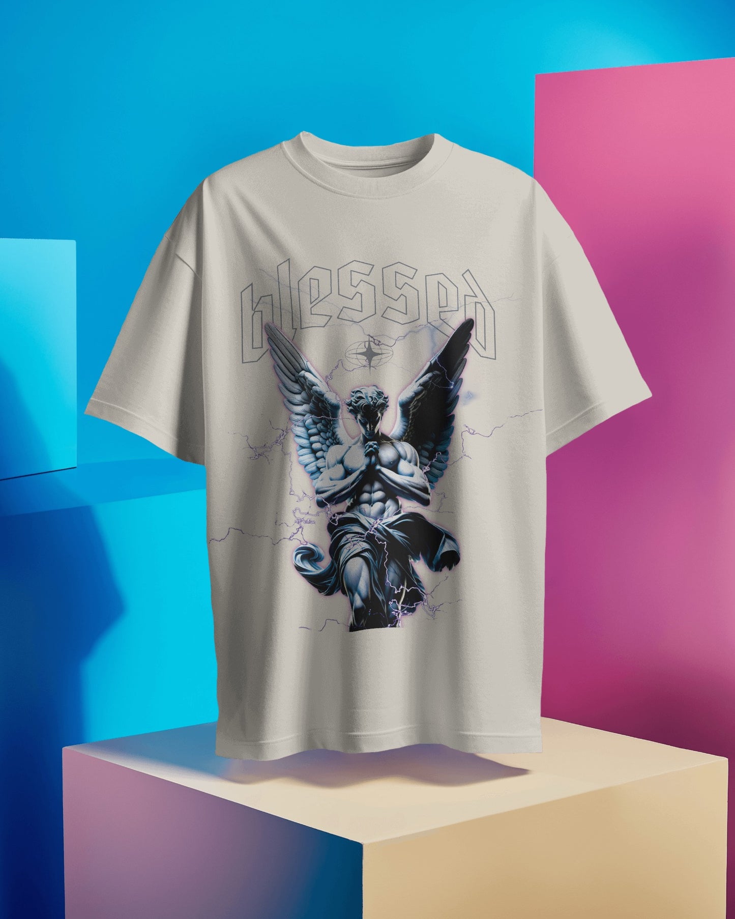 Blessed - Regular or Oversized Fit T-Shirt - Jaykaystreetwear