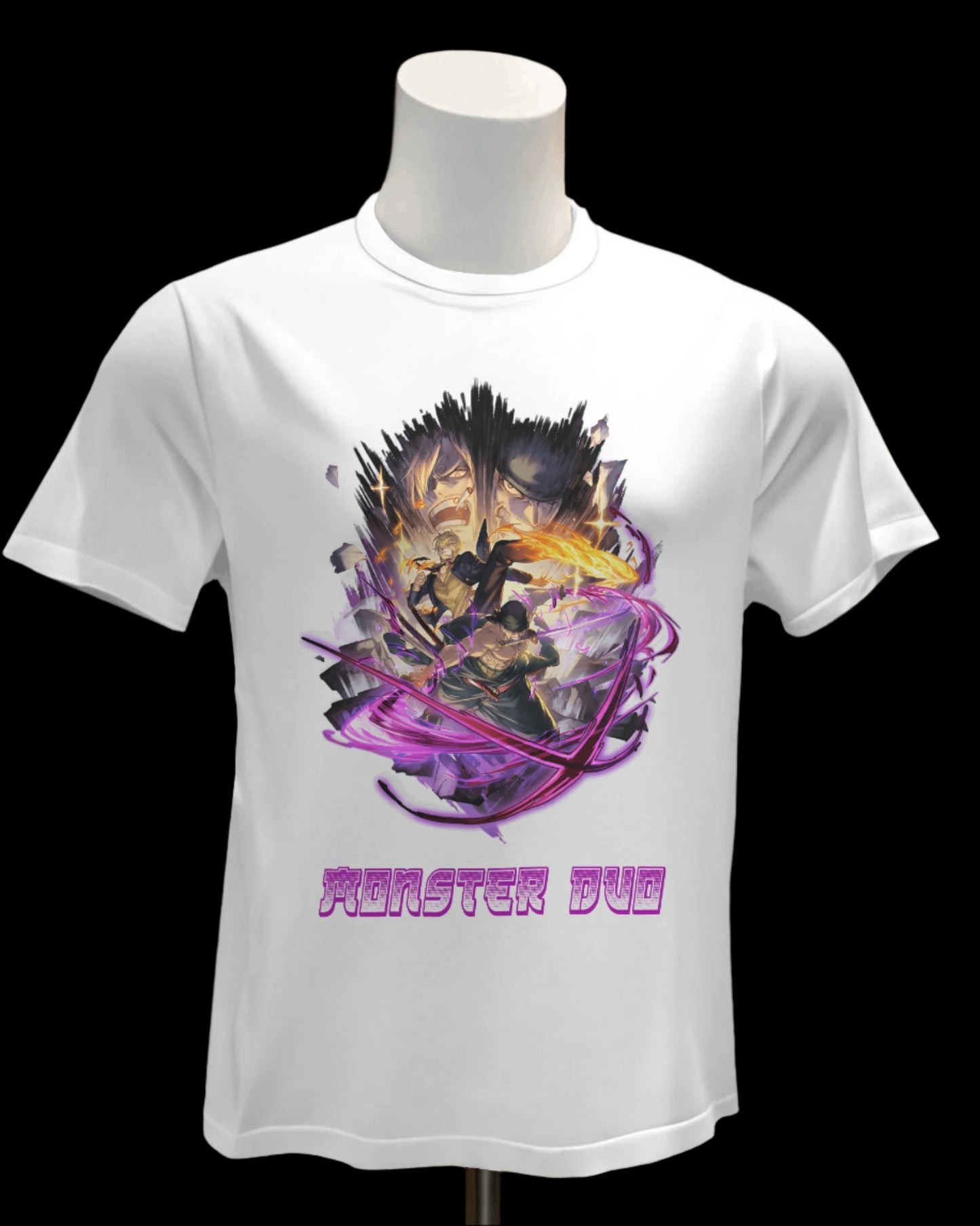 Monster Duo - Regular or Oversized Fit T-Shirt - Jaykaystreetwear