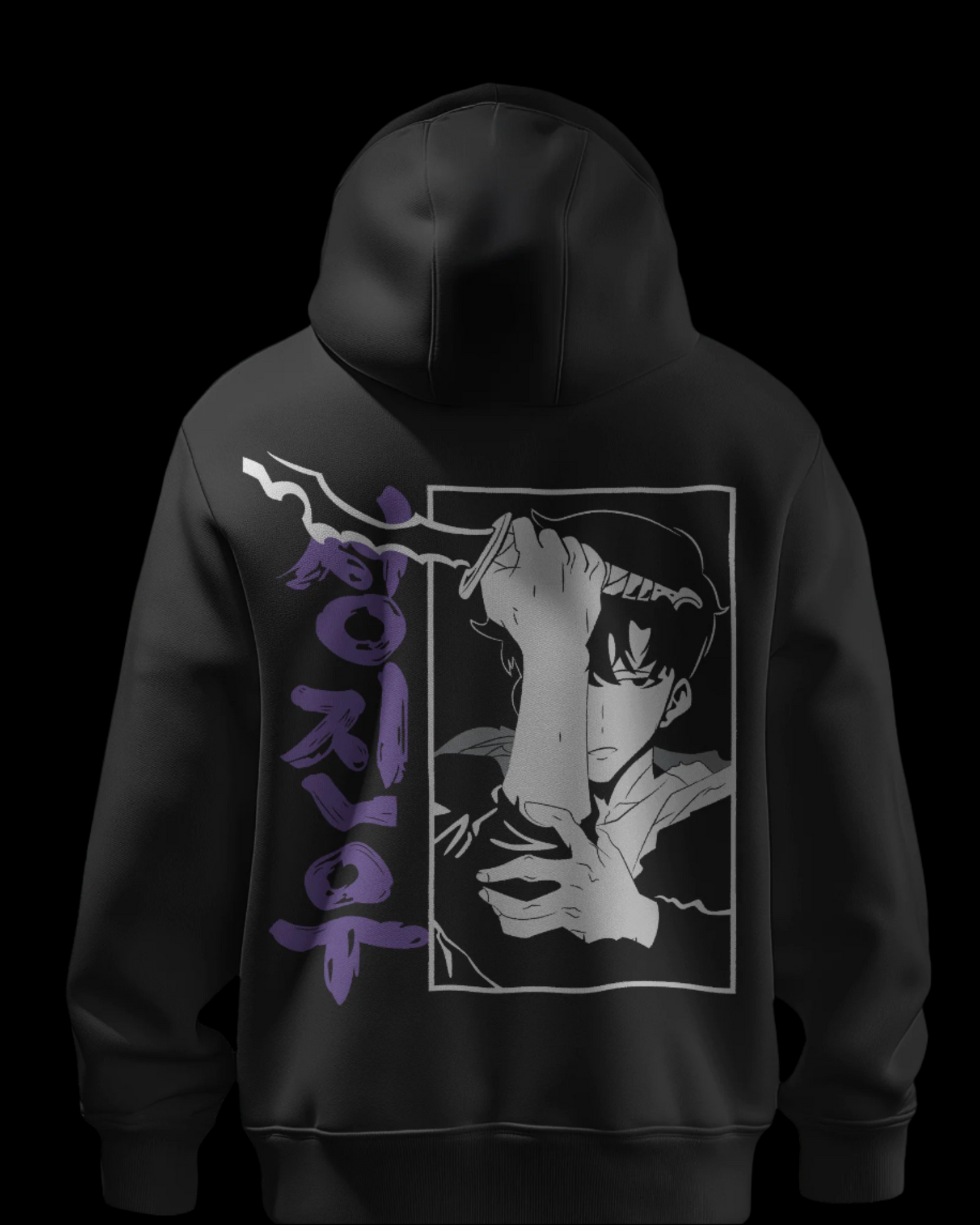 Leveled up - Unisex Relaxed Fit Anime Hoodie