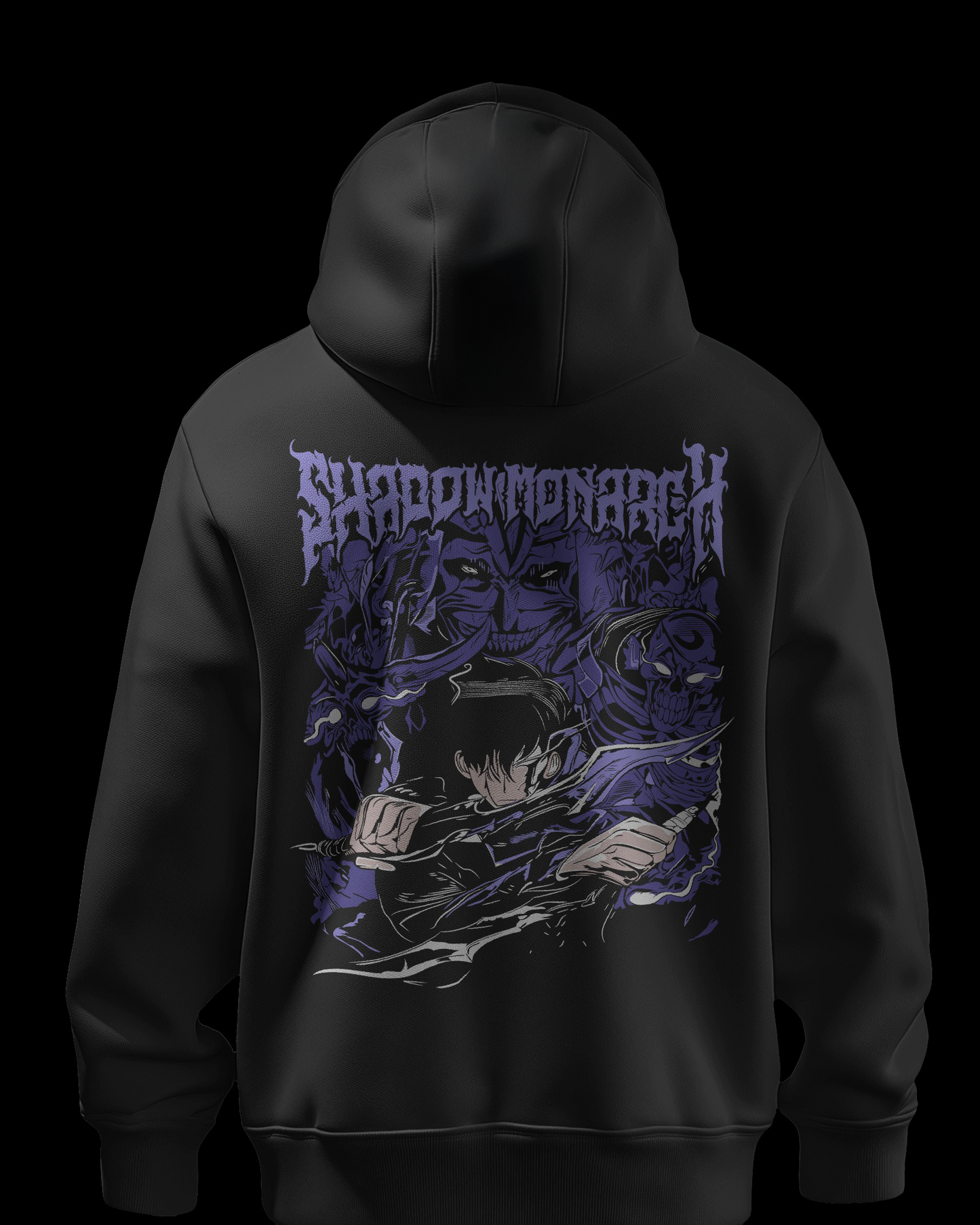 Shadow monarch 2 - Unisex Relaxed Fit Anime Hoodie