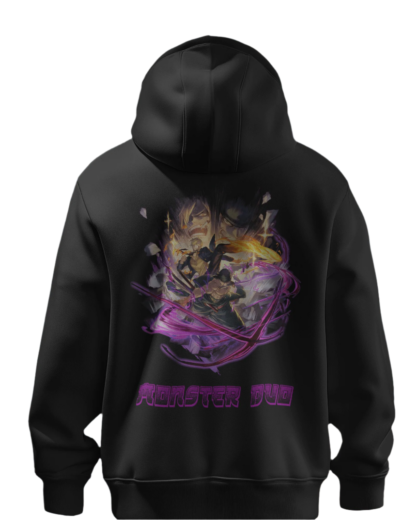 Monster Duo - Unisex Relaxed Fit Anime Hoodie - Jaykaystreetwear