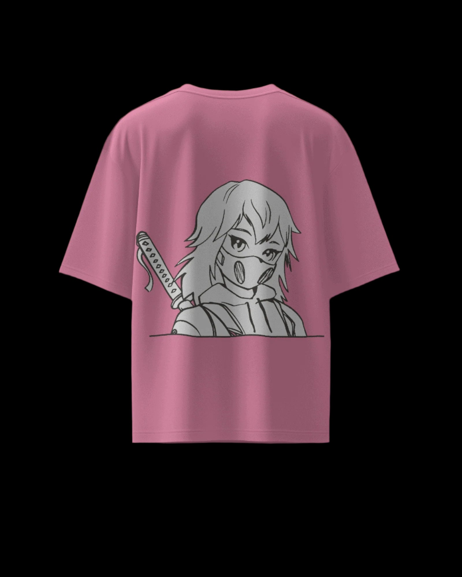 Samurai Girl - Regular or Oversized Fit T-Shirt - Jaykaystreetwear