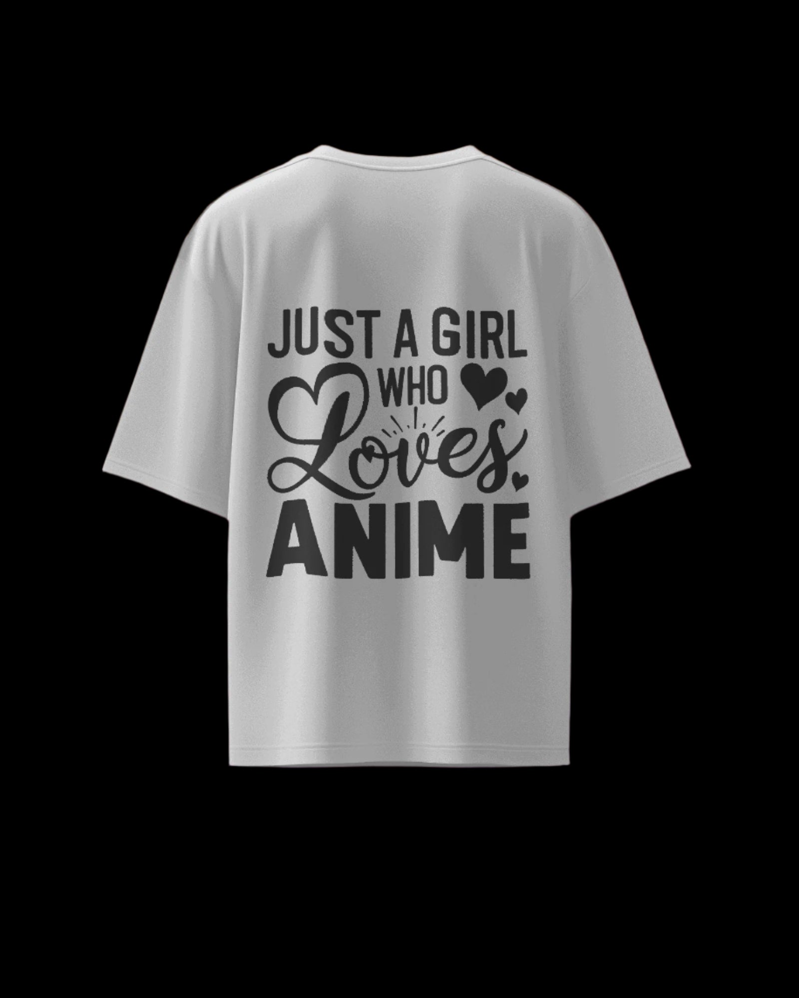 Just a Girl Who Loves Anime - Regular or Oversized Fit T-Shirt - Jaykaystreetwear