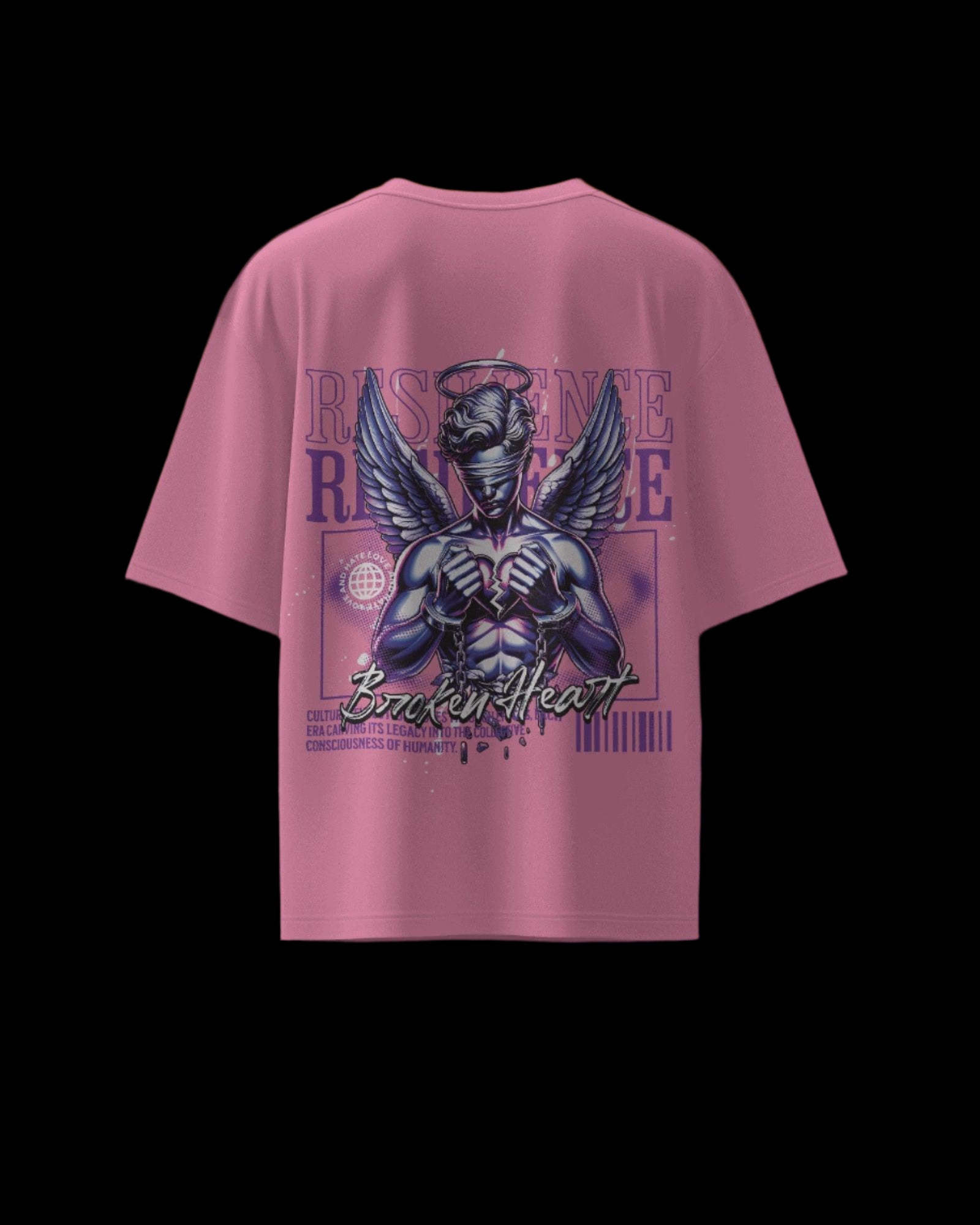 Broken Heart - Regular or Oversized Fit T-Shirt - Jaykaystreetwear