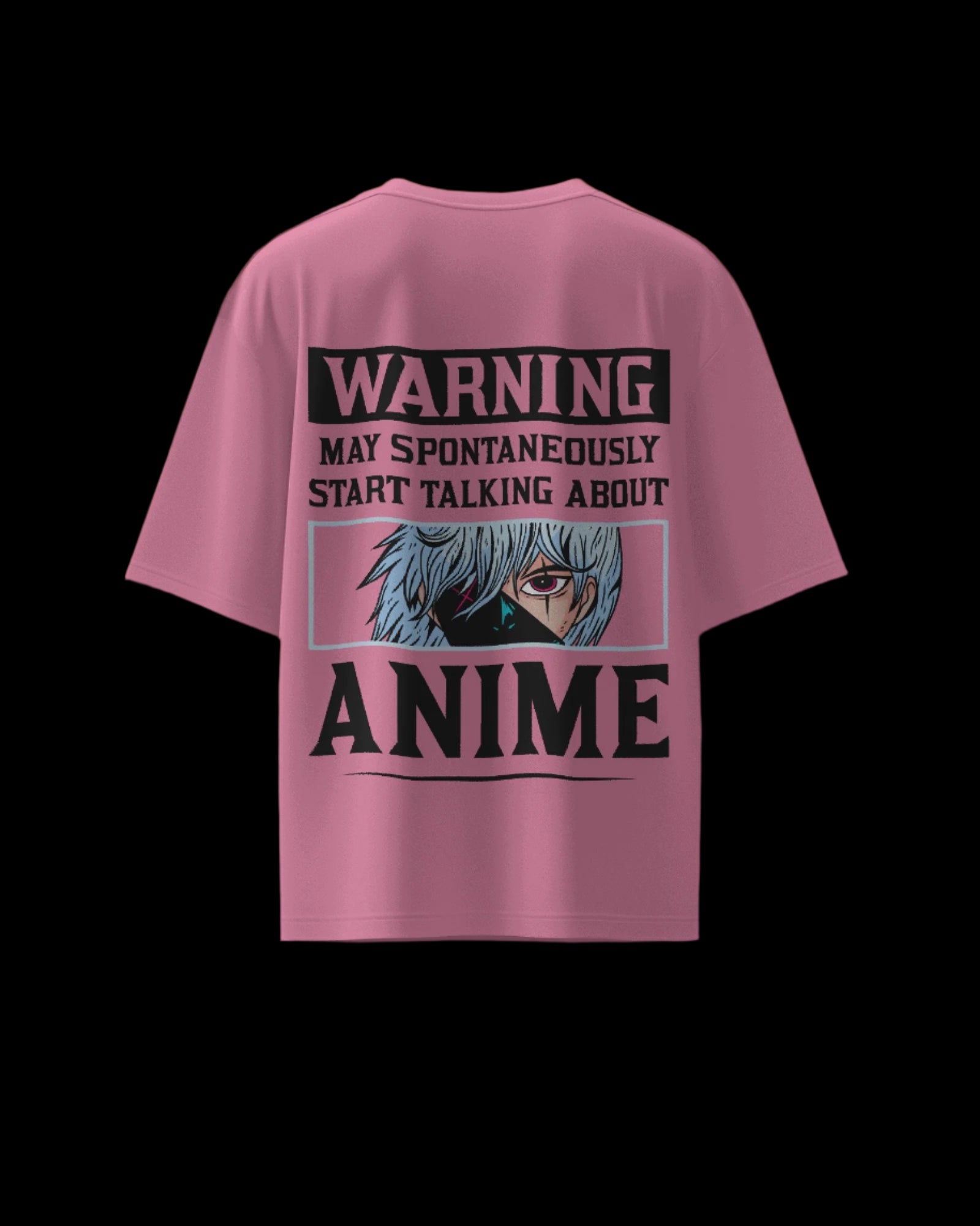 Warning I May Spontaneously Start Talking about Anime - Regular or Oversized Fit T-Shirt - Jaykaystreetwear