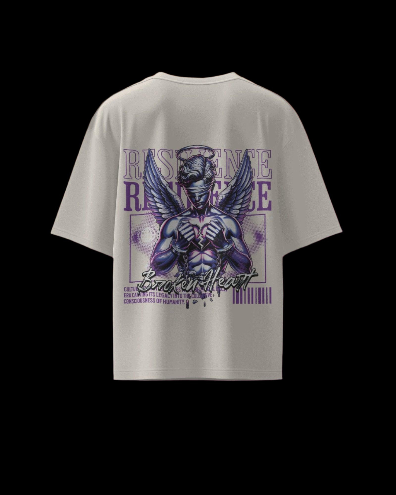 Broken Heart - Regular or Oversized Fit T-Shirt - Jaykaystreetwear