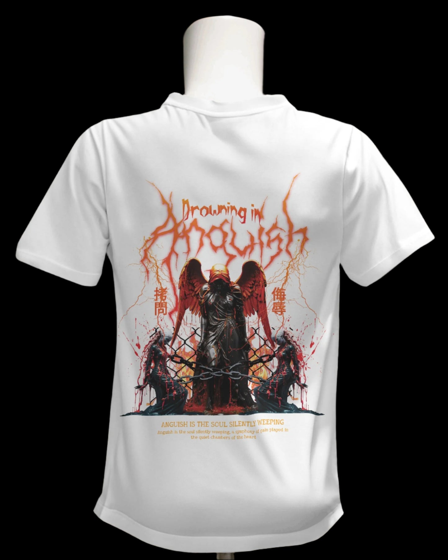 Drowning in Anguish - Regular or Oversized Fit T-Shirt - Jaykaystreetwear