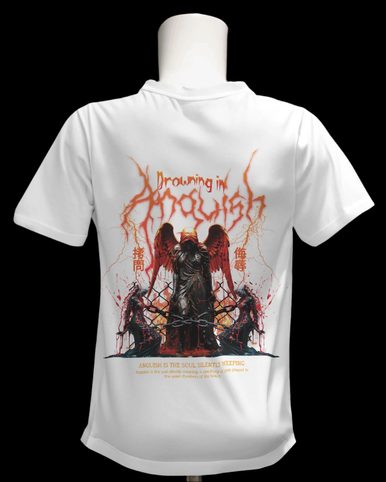 Drowning in Anguish - Regular or Oversized Fit T-Shirt - Jaykaystreetwear