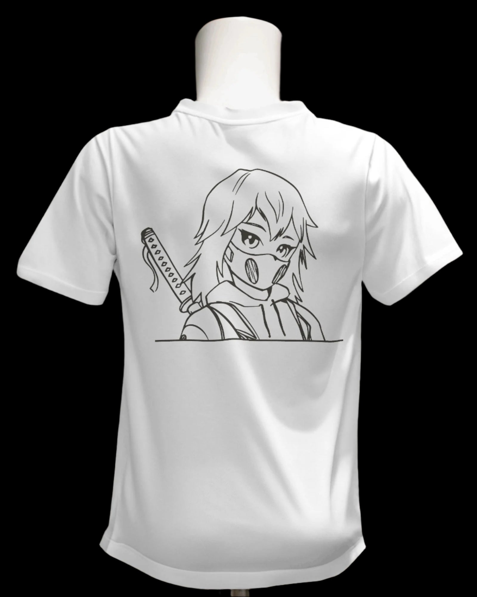 Samurai Girl - Regular or Oversized Fit T-Shirt - Jaykaystreetwear