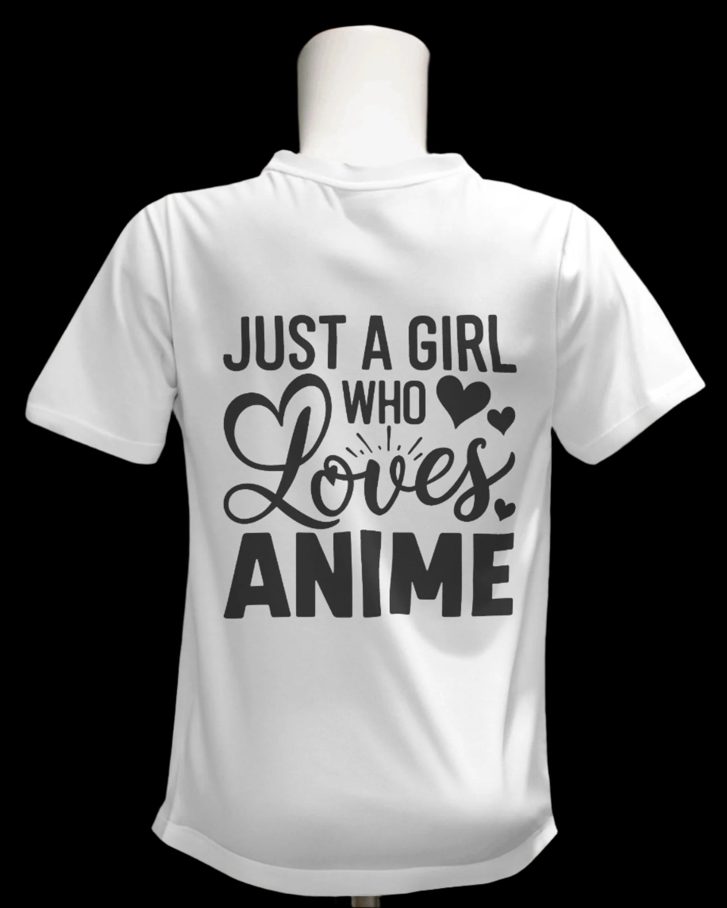 Just a Girl Who Loves Anime - Regular or Oversized Fit T-Shirt - Jaykaystreetwear