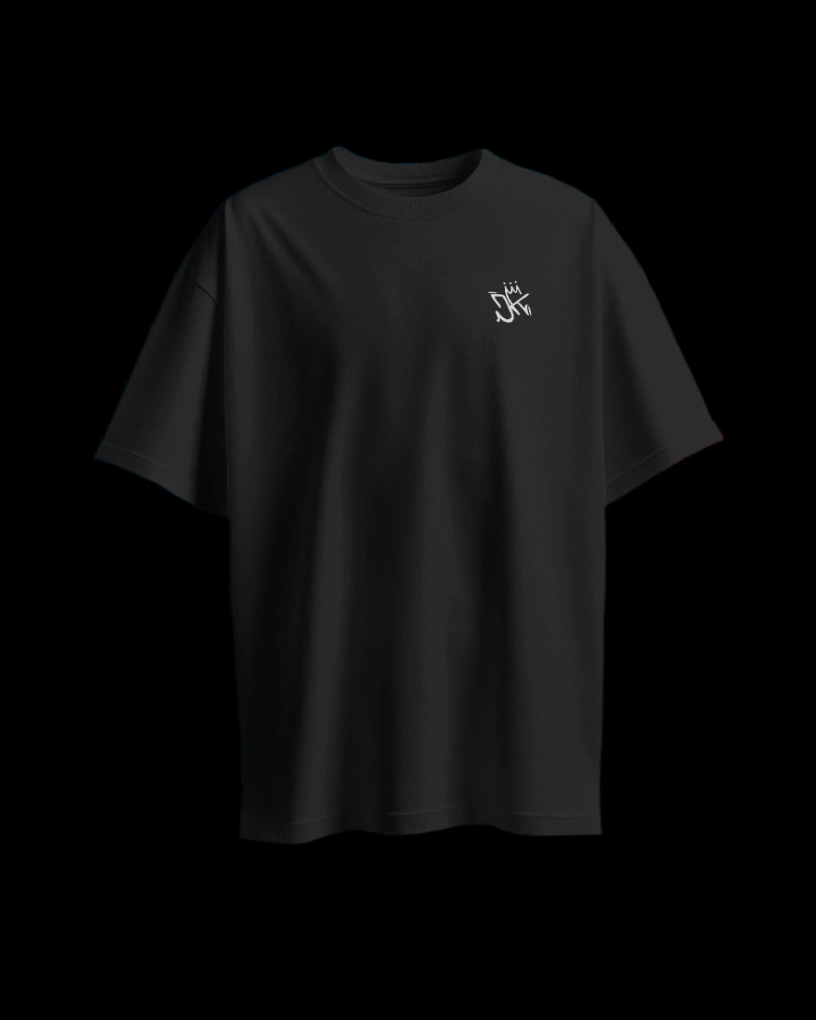 JK White Monogram - T-Shirt - Jaykaystreetwear